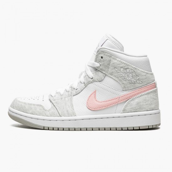 Nike Air Jordan 1 Mid SE Light Iron Ore DN4045 001 Dame/Herre