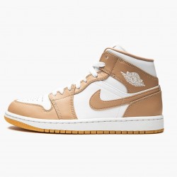 Nike Air Jordan 1 Mid "Tan Gum" Dame/Herre 554724 271