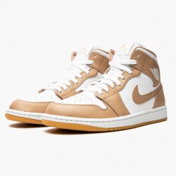 Nike Air Jordan 1 Mid "Tan Gum" Dame/Herre 554724 271