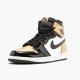 Nike Air Jordan 1 Retro Gold Toe Dame/Herre Sort/Metallic Guld-Summit Whi 861428 007