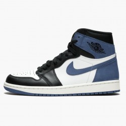 Nike Air Jordan 1 Retro High "Blue Moon" 555088 115 Dame/Herre