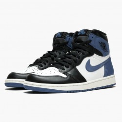 Nike Air Jordan 1 Retro High "Blue Moon" 555088 115 Dame/Herre