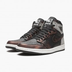 Nike Air Jordan 1 Retro High "Light Army Rust Shadow Patina" 555088-033 Sort/Grå-Rust Dame/Herre