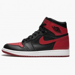 Nike Air Jordan 1 Retro High OG "Banned/Bred" 555088 001 Dame/Herre