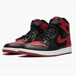 Nike Air Jordan 1 Retro High OG "Banned/Bred" 555088 001 Dame/Herre