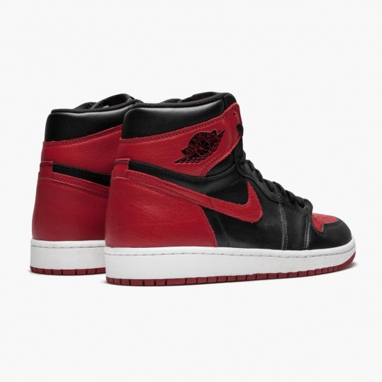 Nike Air Jordan 1 Retro High OG Banned/Bred 555088 001 Dame/Herre