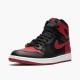 Nike Air Jordan 1 Retro High OG Banned/Bred 555088 001 Dame/Herre