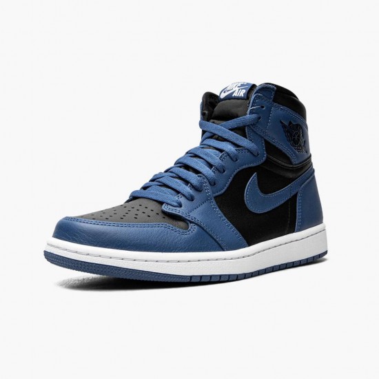 Nike Air Jordan 1 Retro High OG Dark Marina Blue Dame/Herre 555088-404