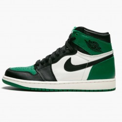 Nike Air Jordan 1 Retro High "Pine Green" Dame/Herre 555088 302 Pine Grøn/Sort-Sail