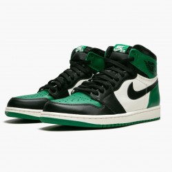 Nike Air Jordan 1 Retro High "Pine Green" Dame/Herre 555088 302 Pine Grøn/Sort-Sail