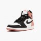 Nike Air Jordan 1 Retro High Rust Pink Dame/Herre Hvid/Sort-Rust Lyserød 861428 101