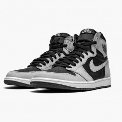 Nike Air Jordan 1 Retro High "Shadow 2.0" 555088-035 Sort/Hvid-Light Smoke Grå Dame/Herre