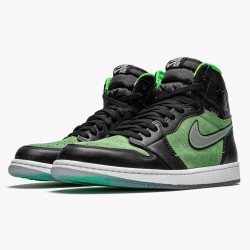 Nike Air Jordan 1 Retro High Zoom "Zen Green" Dame/Herre CK6637 002 Sort/Sort-Tomatillo-Rage-Gre