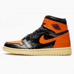 Nike Air Jordan 1 Retro "Shattered Backboard" Sort/Pale-Vanilla Starfish 555088 028 Herre