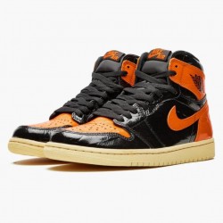 Nike Air Jordan 1 Retro "Shattered Backboard" Sort/Pale-Vanilla Starfish 555088 028 Herre