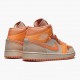 Nike Air Jordan 1 Mid Apricot Orange DH4270 800 Atomic Orange/Apricot Agate-Terra Blush Dame/Herre