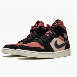 Nike Air Jordan 1 Mid "Canyon Rust" BQ6472 202 Particle Beige/Sort Dame 