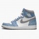 Nike Air Jordan 1 Retro High OG Hyper Royal 555088 402 Hyper Royal/Light Smoke Grå-W Dame/Herre