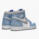 Nike Air Jordan 1 Retro High OG Hyper Royal 555088 402 Hyper Royal/Light Smoke Grå-W Dame/Herre