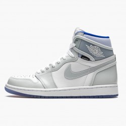 Nike Air Jordan 1 High Zoom "Racer Blue" Hvid/Hvid-Racer Blå CK6637 104