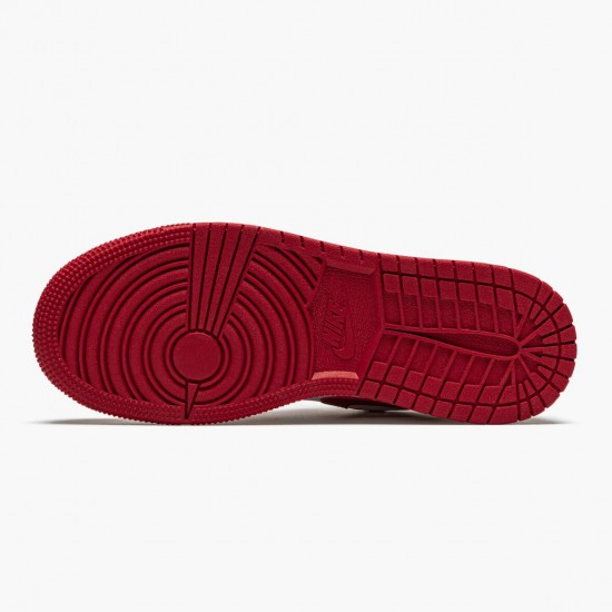 Nike Air Jordan 1 Low Gym Red/White Gym Rød/Gym-Rød Whte 553560 611