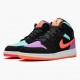 Nike Air Jordan 1 Mid Candy Sort/Total Orange 554725 083 Dame/Herre