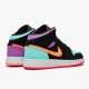 Nike Air Jordan 1 Mid Candy Sort/Total Orange 554725 083 Dame/Herre