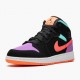 Nike Air Jordan 1 Mid Candy Sort/Total Orange 554725 083 Dame/Herre