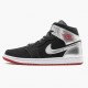 Nike Air Jordan 1 Mid Johnny Kilroy Sort/Gym Rød-Metallic Silver 554724 057