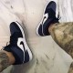 Nike Air Jordan 1 Mid Sanded Purple Obsidian/Sanded Lilla/Hvid 554724 445 Dame/Herre