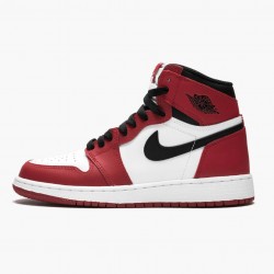 Nike Air Jordan 1 Retro "Chicago" Hvid/Sort-Varsity Rød 575441 101 Dame/Herre 