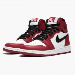 Nike Air Jordan 1 Retro "Chicago" Hvid/Sort-Varsity Rød 575441 101 Dame/Herre 