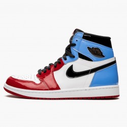 Nike Air Jordan 1 Retro High "Fearless" Hvid/University-Blå-Varsity CK5666 100 Dame/Herre