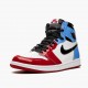 Nike Air Jordan 1 Retro High Fearless Hvid/University-Blå-Varsity CK5666 100 Dame/Herre