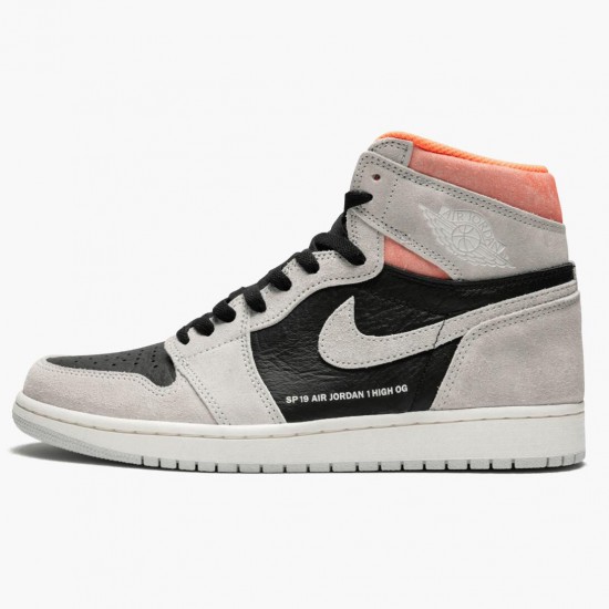 Nike Air Jordan 1 Retro High Neutral Grey Neutral Grå/Sort 555088 018