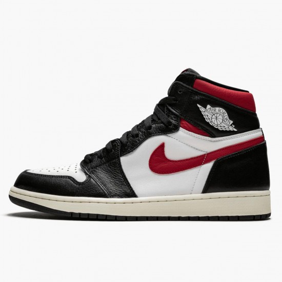 Nike Air Jordan 1 Retro High OG Gym Red Sort/Hvid-Gym Rød 555088 061