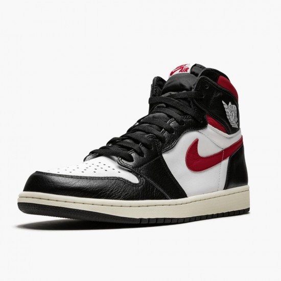 Nike Air Jordan 1 Retro High OG Gym Red Sort/Hvid-Gym Rød 555088 061