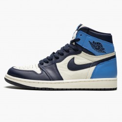 Nike Air Jordan 1 Retro High OG "Obsidian/University Blue" 555088 140