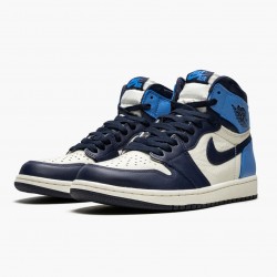 Nike Air Jordan 1 Retro High OG "Obsidian/University Blue" 555088 140