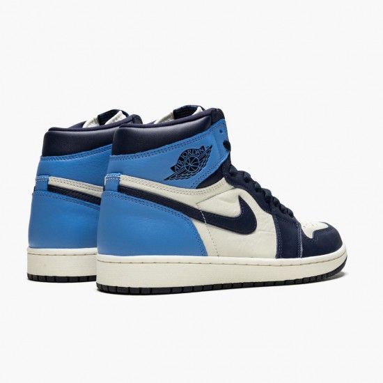 Nike Air Jordan 1 Retro High OG Obsidian/University Blue 555088 140