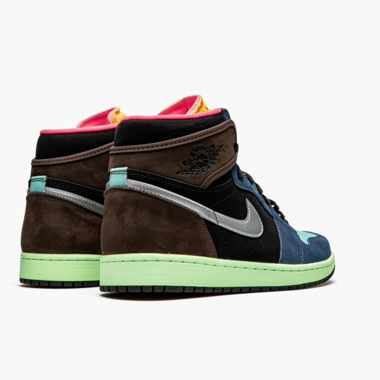 Nike Air Jordan 1 Retro High Tokyo Bio Hack Baroque Brown/Sort-Laser Oran 555088 201 Dame/Herre