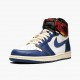 Nike Air Jordan 1 Retro High Union Los Angeles Storm Blue Hvid/Stormblue-Varsity Rød BV1300 146 Herre