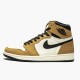 Nike Air Jordan 1 Rookie of the Year Gulden Harvest/Sort-Sail 555088 700 Dame/Herre