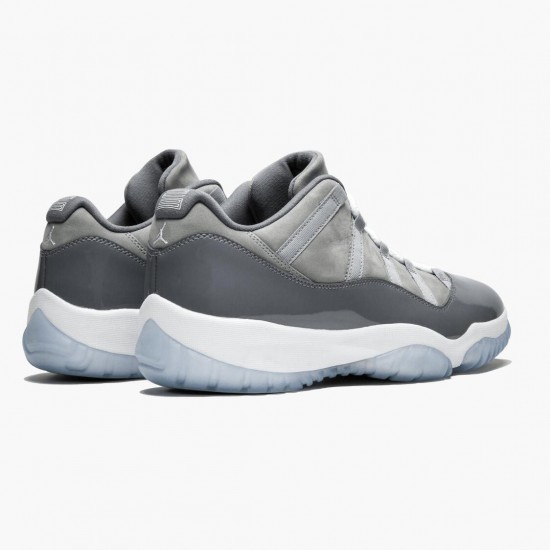 Nike Air Jordan 11 Low Cool Grey Dame/Herre 528895 003 Medium Grå/Hvid-Gunsmoke