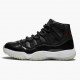 Nike Air Jordan 11 Retro 72-10 Dame/Herre 378037 002 Sort Gym Rød-Hvid-Anthracite