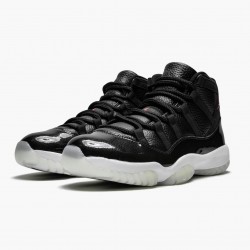 Nike Air Jordan 11 Retro "72-10" Dame/Herre 378037 002 Sort Gym Rød-Hvid-Anthracite