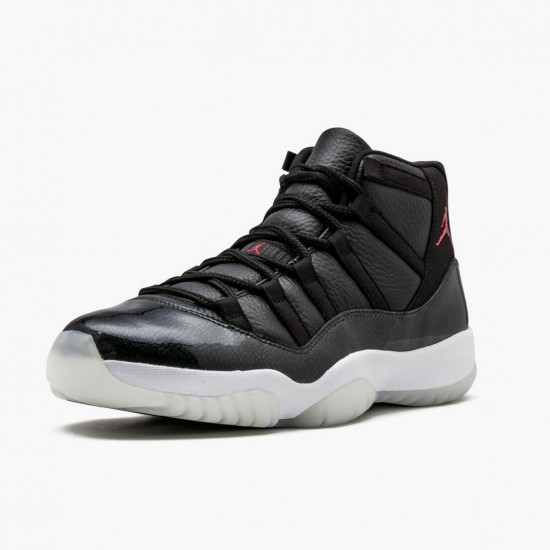 Nike Air Jordan 11 Retro 72-10 Dame/Herre 378037 002 Sort Gym Rød-Hvid-Anthracite