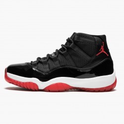 Nike Air Jordan 11 Retro "Bred" Herre 378037 010 Sort/Varsity Rød-Hvid