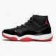 Nike Air Jordan 11 Retro Bred Herre 378037 010 Sort/Varsity Rød-Hvid