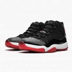 Nike Air Jordan 11 Retro "Bred" Herre 378037 010 Sort/Varsity Rød-Hvid